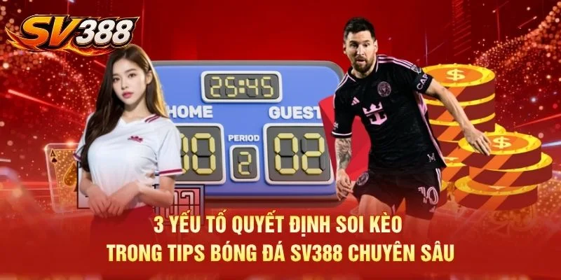 3 yếu tố quyết định soi kèo trong tips bóng đá SV388 chuyên sâu