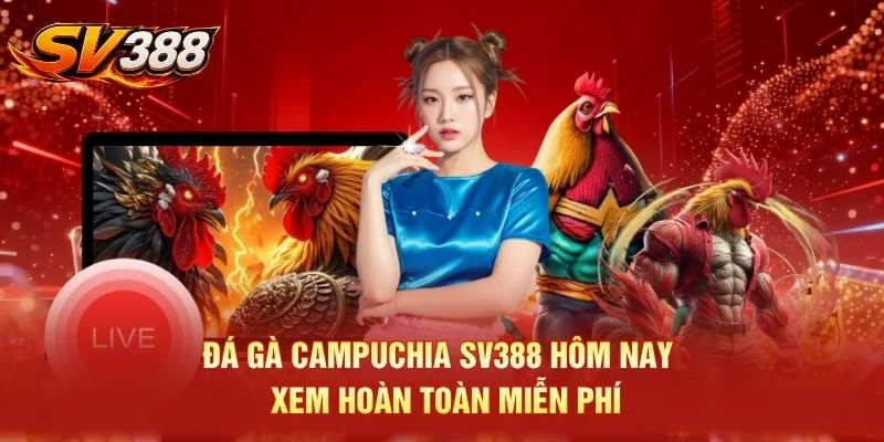 Đá Gà Campuchia SV388 Hôm Nay - Xem Hoàn Toàn Miễn Phí