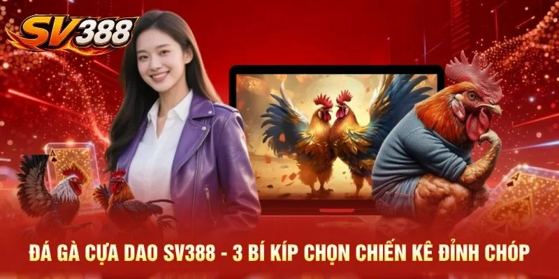 Đá Gà Cựa Dao SV388 - 3 Bí Kíp Chọn Chiến Kê Đỉnh Chóp