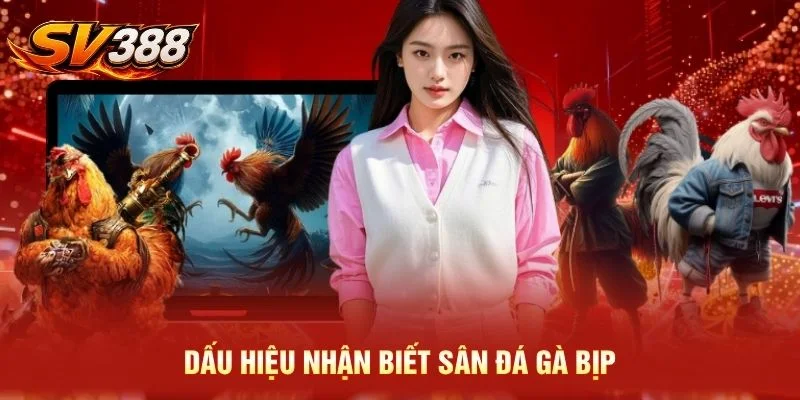 Dấu hiệu nhận biết sân đá gà bịp