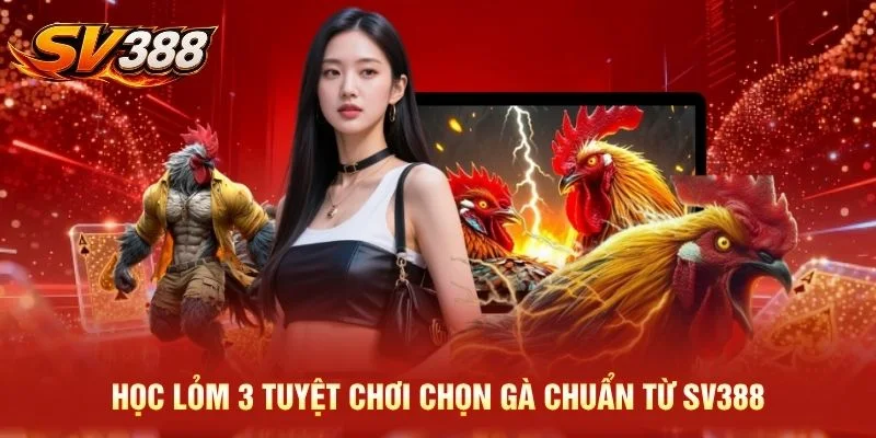 Học lỏm 3 tuyệt chơi chọn gà chuẩn từ SV388