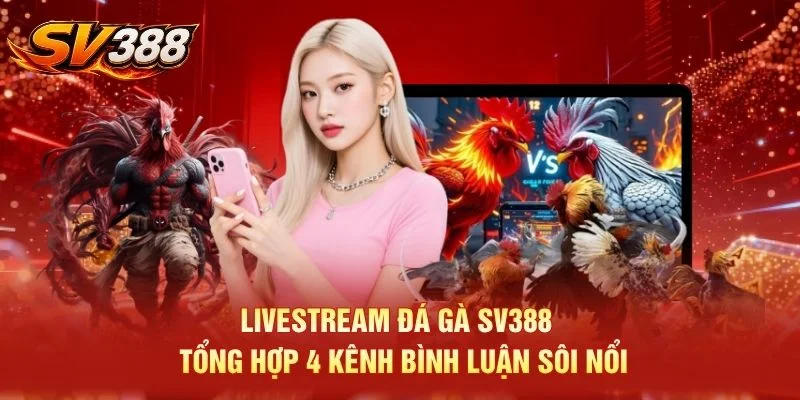 Livestream Đá Gà SV388 - Tổng Hợp 4 Kênh Bình Luận Sôi Nổi