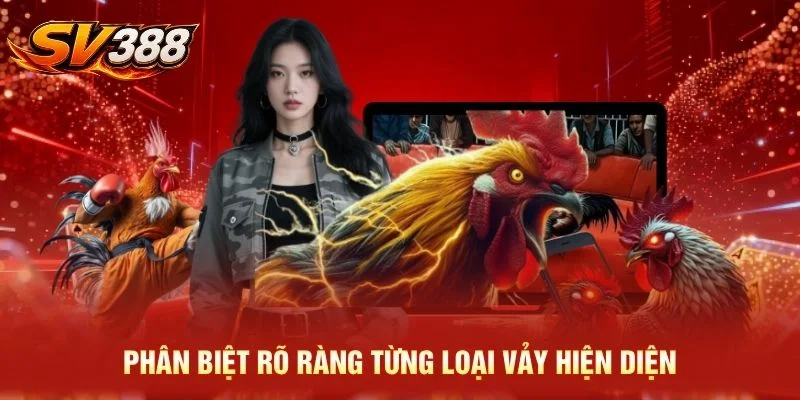 Phân biệt rõ ràng từng loại vảy hiện diện